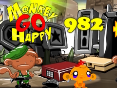 Joc Monkey Go Happy Stage 982
