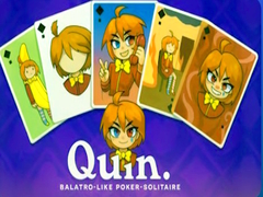Joc Quin. Balatro-like poker-solitaire
